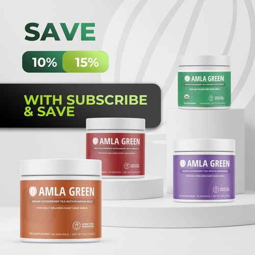 Suplemento Amla Green Amla Powder Superfood Com Tempero De A - Imagem 9