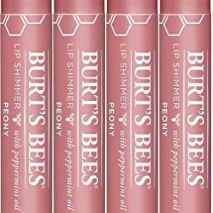 Burt&quots Bees Lip Shimmer Peônia (pacote De 4)