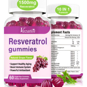 Suplemento Vazatisi Gomas De Resveratrol De Alta Pureza 1500