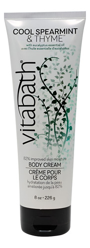 Creme Corporal Vitabath Hortelã Fresca E Tomilho 8 Onças - Imagem 12