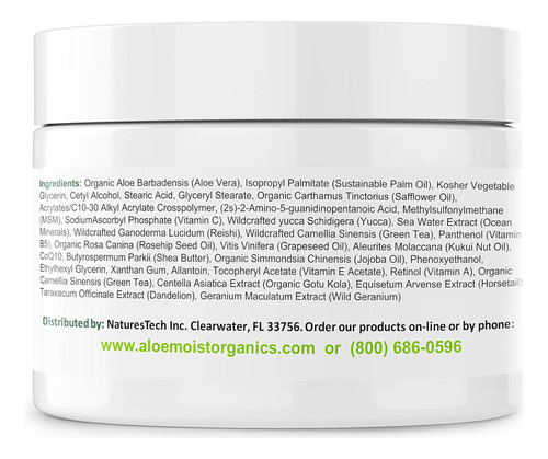 Loção Orgânica De Aloe Vera Para O Rosto Creme Hidratante - Imagem 16