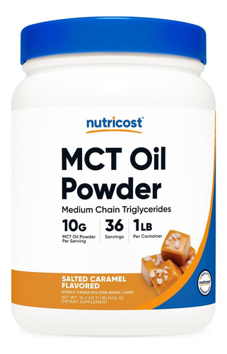 Nutricost Mct Em Pó Premium Sabor Caramelo 045 Kg