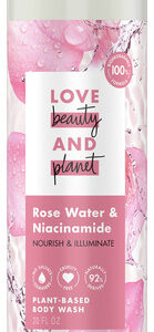 Gel De Banho Love Beauty And Planet Nourish Com Água De Rosa