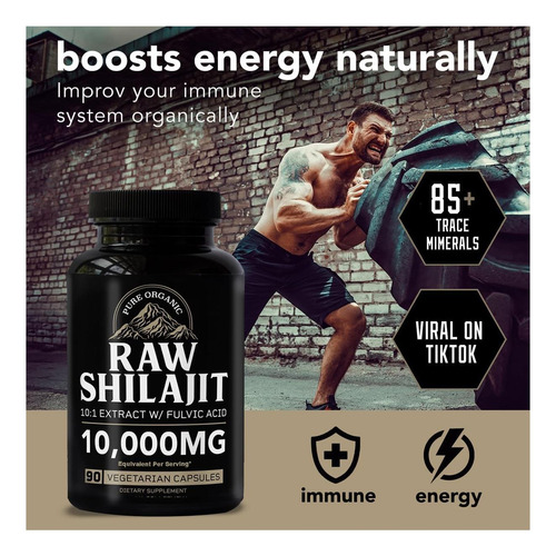 Shilajit De Grau Mais Alto Com Mais De 85 Minerais De (90 1 - Imagem 8