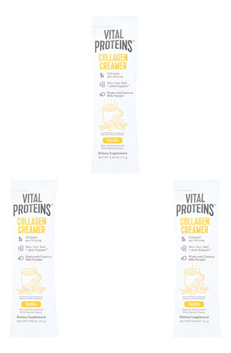 Proteínas Vitais Baunilha Colágeno Creme Single 046 Oz De - Imagem 2