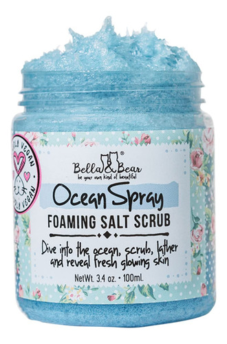 Bella & Bear Ocean Spray Esfoliante Corporal - Tamanho De...