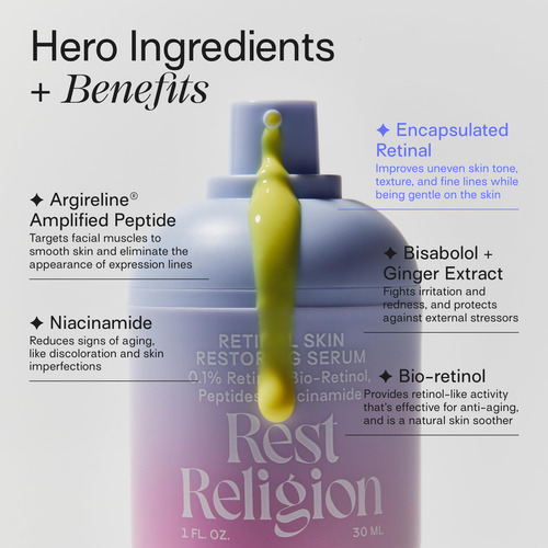 Serum Rest Religion Que Restaura A Pele Retinal 01% Com Nia - Imagem 2