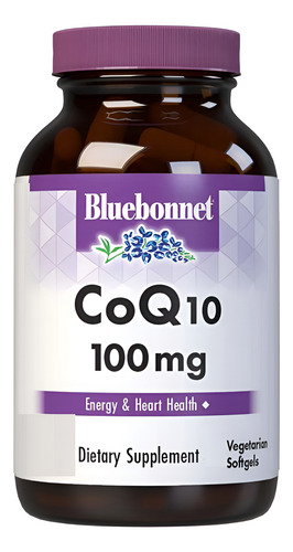 Bluebonnet Coq10 100mg 30 Cápsulas Manteigas Vegetarianas