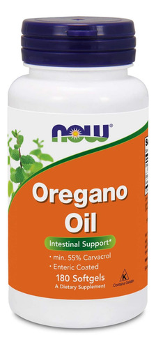 Óleo De Orégano Da Now Foods (mínimo 55% De Carvacrol) - 181