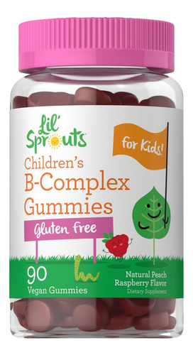 Gomas Carlyle Kids B Complex 90 Contagem Sabor Pêssego F