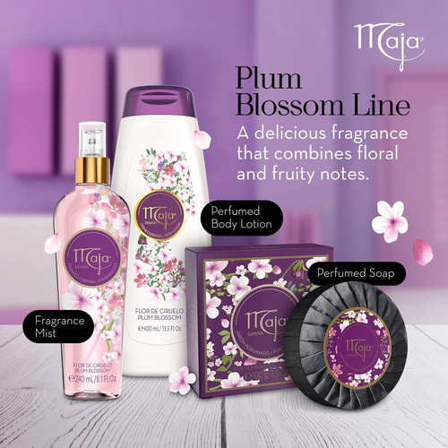 Loção Corporal Maja Plum Blossom Pacote Com 2 Unidades De 1 - Imagem 14
