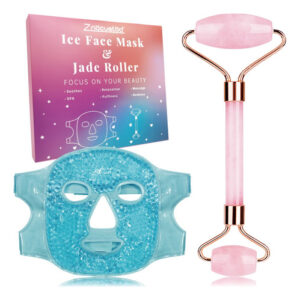 Conjunto De Rolo Facial De Jade E Máscara Facial Ice Face Ro