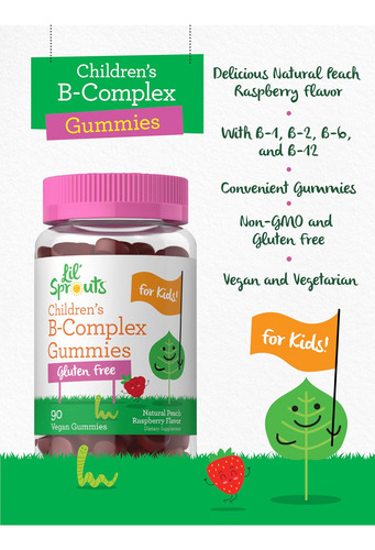 Gomas Carlyle Kids B Complex 90 Contagem Sabor Pêssego F - Imagem 4