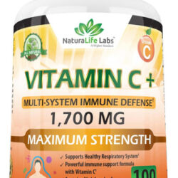 Vitamina C 1700 Mg Naturalife Labs 100 Cápsulas
