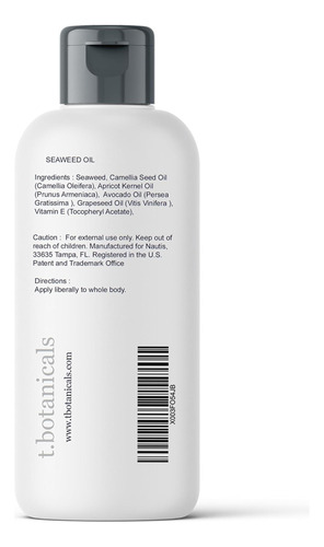 Óleo Corporal De Algas Marinhas 236 Ml Nutritivo Hidratante - Imagem 8