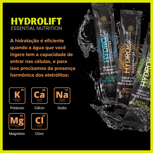 Hydrolift Essential Nutrition Lata 30 Sachês Magnésio Zinco - Imagem 18