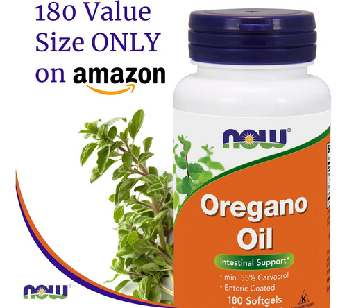 Óleo De Orégano Da Now Foods (mínimo 55% De Carvacrol) - 181 - Imagem 3