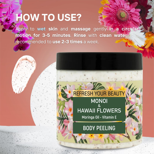 Esfoliante Corporal Oriense Com Monoi E Hawaii - Óleo De Mor - Imagem 2