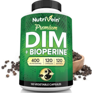 Suplemento Nutrivein Premium Dim 400 Mg Por Dia 120 Cápsulas