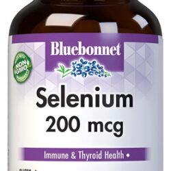 Bluebonnet Selenio 200mcg 90 Cápsulas Vegetais