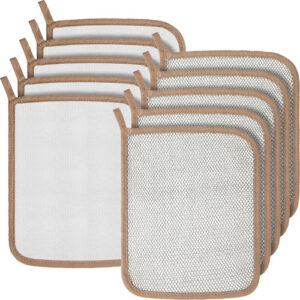 Toalhetes Esfoliantes Tudomro De Dupla Face 10 Peças Cinza