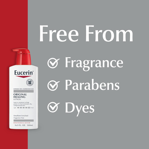 Loção Corporal Eucerin Original Healing Rich 500ml Para Pele - Imagem 7