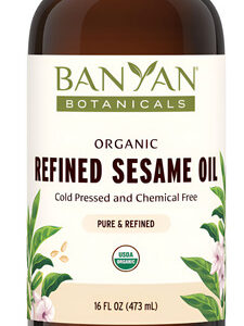 Óleo De Gergelim Banyan Botanicals Orgânico E Refinado Para