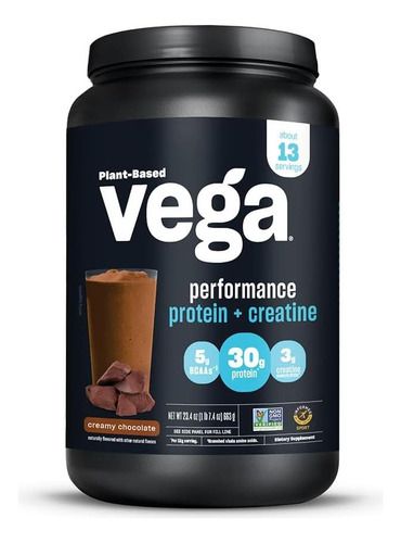 Proteína Vega + Creatina Us Chocolate (234oz) - Imagem 7