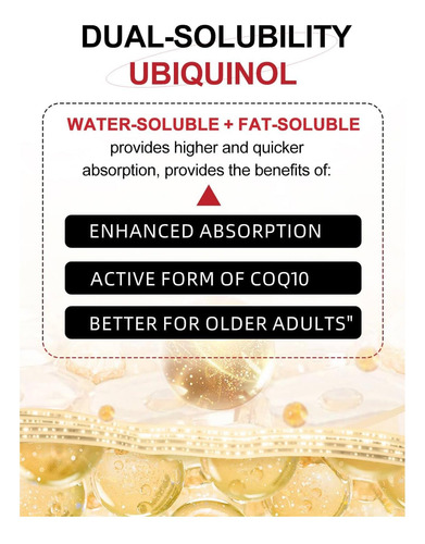 Drfoster Coqmg Ubiquinol Co Q 10 Suplemento Coenzima Q10 E - Imagem 6