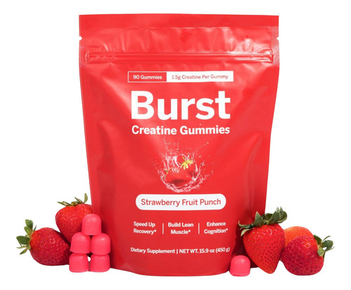 Suplemento Burst Creatine Gummies 90 Ct - 15 G De Creatina