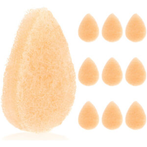 Pacote De 10 Esponjas Faciais Impresa Para Limpeza Diária E