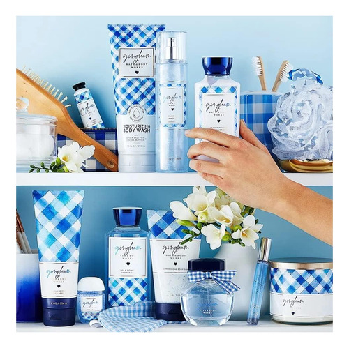 Kit Creme Corporal Gingham Bath & Body Works Presente - Imagem 3