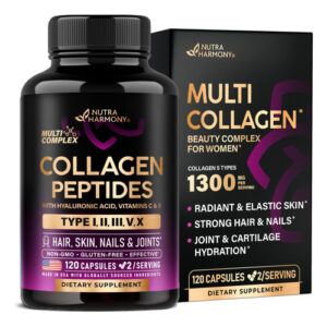 Suplemento De Colágeno Nutraharmony Multi Collagen 1300mg 12