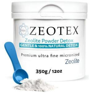 Pó Detox Zeotex Zeolite 350g Para Limpeza Corporal Completa