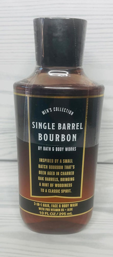 Bath & Body Works Mens Barrel Une Bourbon 3 Em 1 Cabello Y - Imagem 5