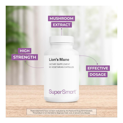 Supersmart Leões Mane 1500mg Por Dia (alta Resistência) 30% - Imagem 10