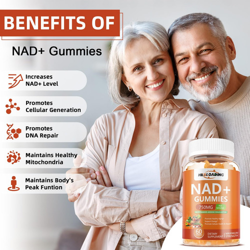 Nad+ Gummies Nad Suplemento De Resveratrol: Suplementos De N - Imagem 11