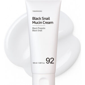 Creme Hidratante Facial Tosowoong Black Snail Mucin 92% 100m