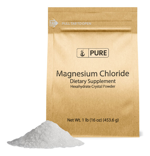 Suplemento De Magnésio Ingredientes Originais Puros 454g