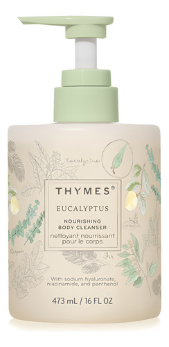 Limpador Corporal Thymes Nourishing Eucalyptus 473ml Com Bom