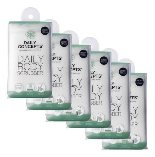 Esfoliante Corporal Daily Concepts Algodão Orgânico Diário À