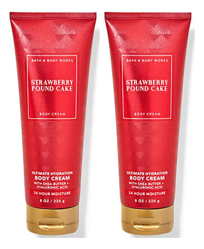 Bath & Body Works Strawberry Poundcake Ultimate Hydration Cr - Imagem 2