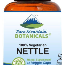 Cápsulas De Folha De Urtiga Pure Mountain Botanicals - Cápsu