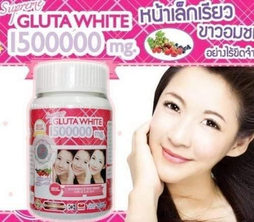 1 Frasco X 30 Softgéis Supreme Gluta White Mg Anti Manchas - Imagem 2