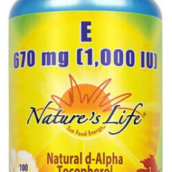 Nature Life Vitamin E 1000 Ui 100 Ct