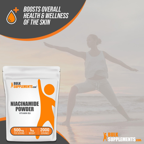Suplemento Bulksupplements.com Niacinamida Em Pó 1 Kg - Imagem 5