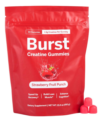 Suplemento Burst Creatine Gummies 90 Ct - 15 G De Creatina - Imagem 7