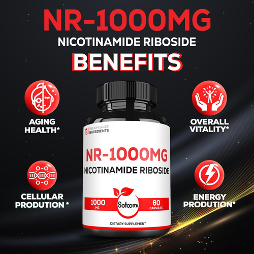 Suplemento Nad De 1000mg Com Nicotinamida Ribosídeo Nr - Sup - Imagem 12