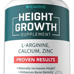 Suplemento Vitamínico Peakrise Height Growth 120 Cápsulas .