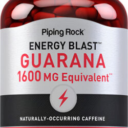 Suplemento: Cápsulas De Extrato De Guaraná Piping Rock 1600
